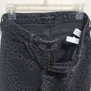 Lucky Brand leopard Ava jeans